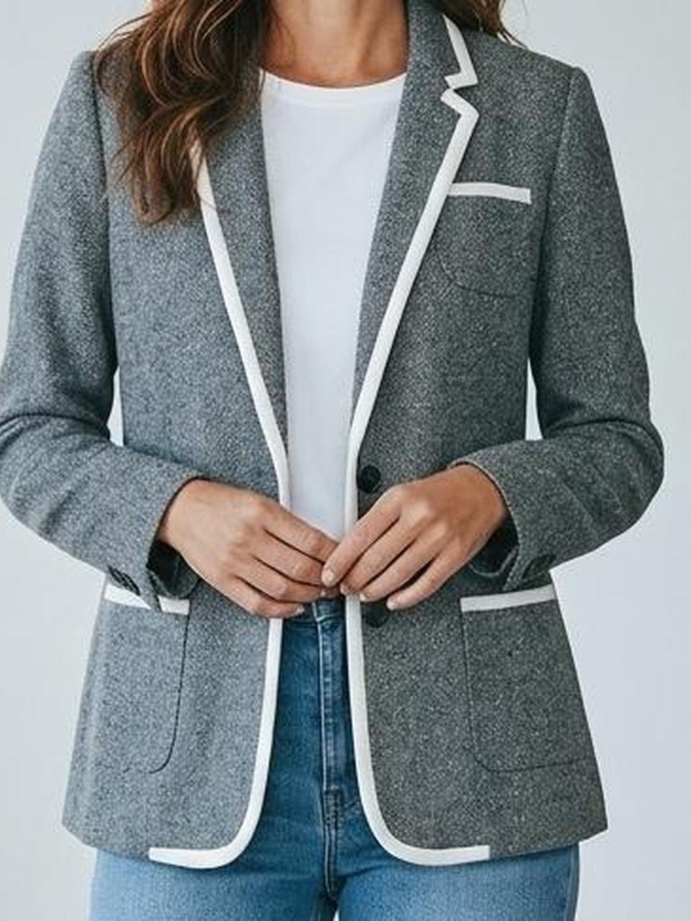 Banana Republic Size 2 Blazer Jacket Wool Blend
